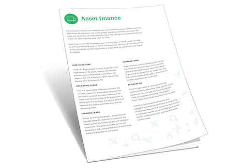 SME Debt Product Cheat Sheets